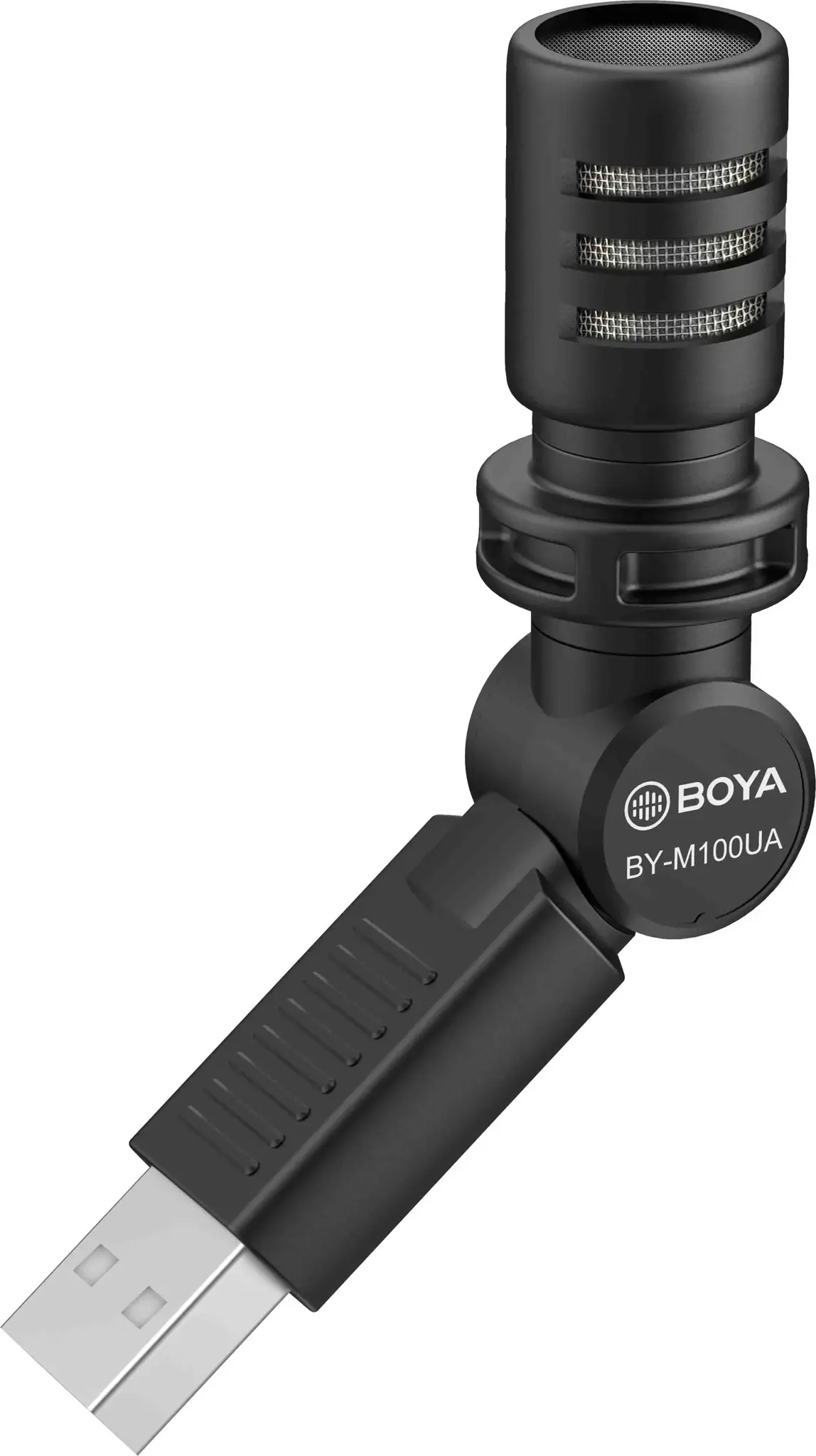 BOYA Plug-in ir Play mini USB-A mikrofonas, juodas BOYA10187  BY-M100UA