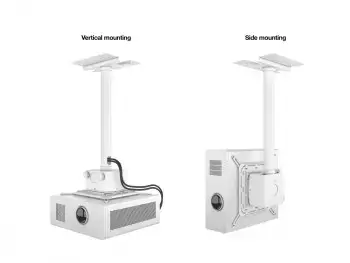 Multibrackets M Projector Mount Pro HD 40kg White, Ceiling, 40 kg, White, 150 - 1000 mm, 360°, -5 - 5°
