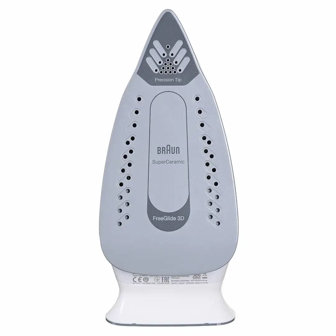 Braun SI 3054 GY Steam iron Ceramic soleplate Grey 2400 W