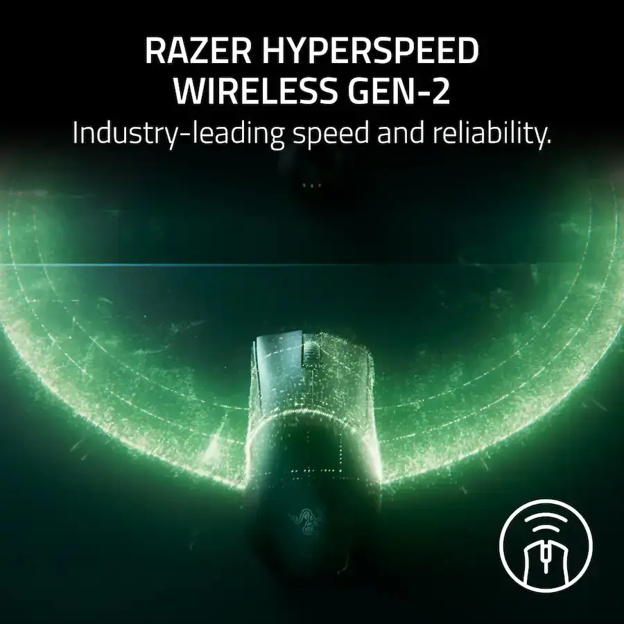 Razer DeathAdder V4 Pro Belaidė žaidimų pelė RF Wireless + USB-A, 45000 DPI, Juoda