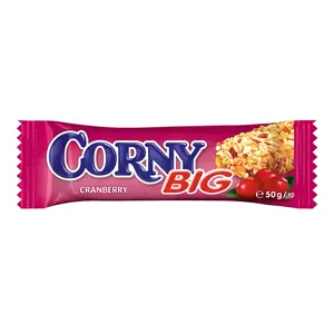 Javainių batonėlis CORNY BIG, spanguolių, 50 g