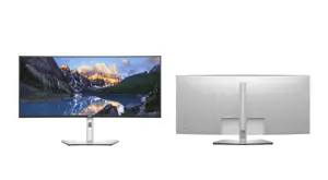 DELL UltraSharp U3824DW, 96,5 cm (38 colių), 3840 x 1600 taškų, Wide Quad HD+, LCD, 8 ms, juoda, sidabrinė