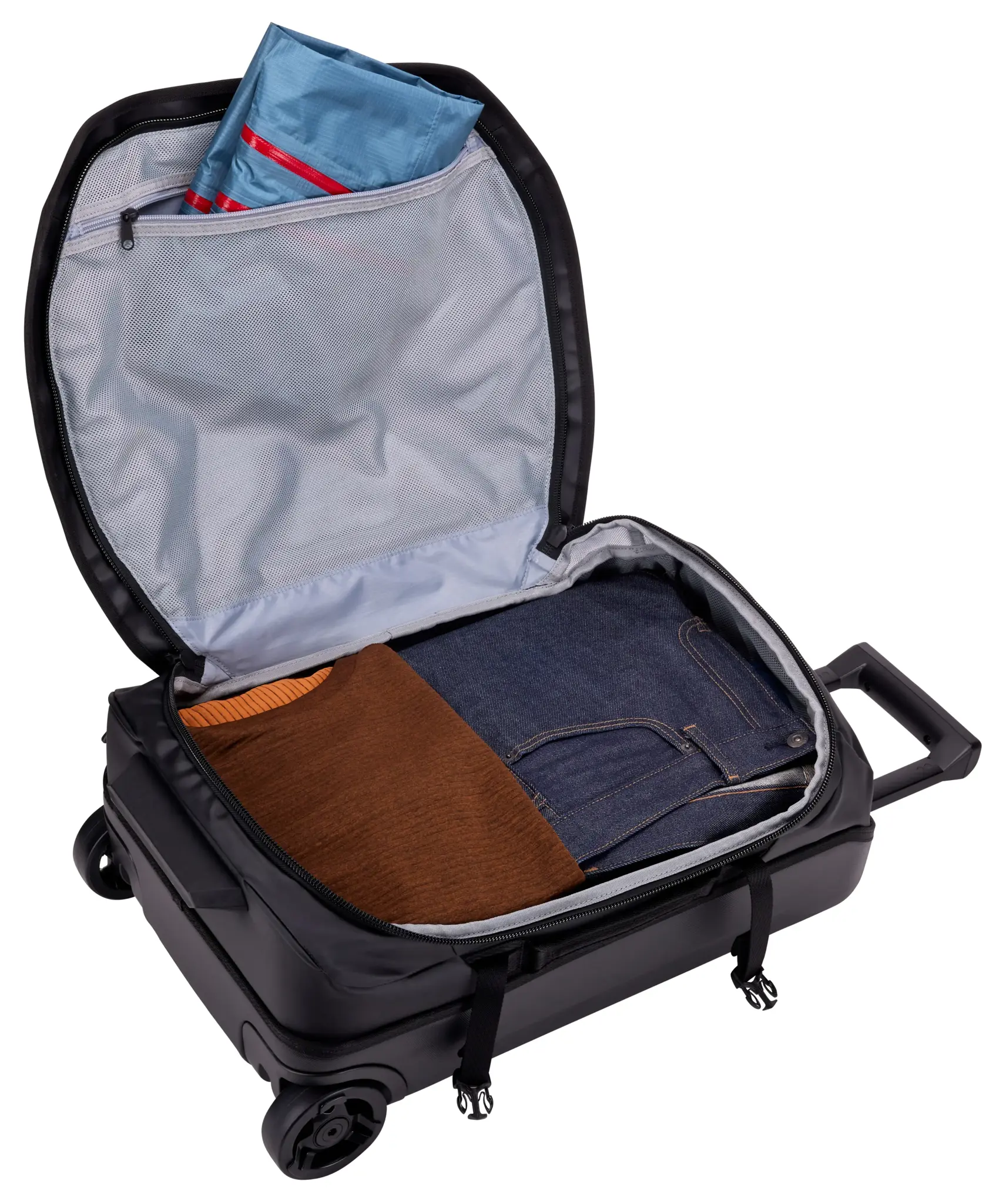 Thule Chasm TCCO222 Black, Trolley, Soft shell, Black, Black, 2 wheel(s), Roller wheel