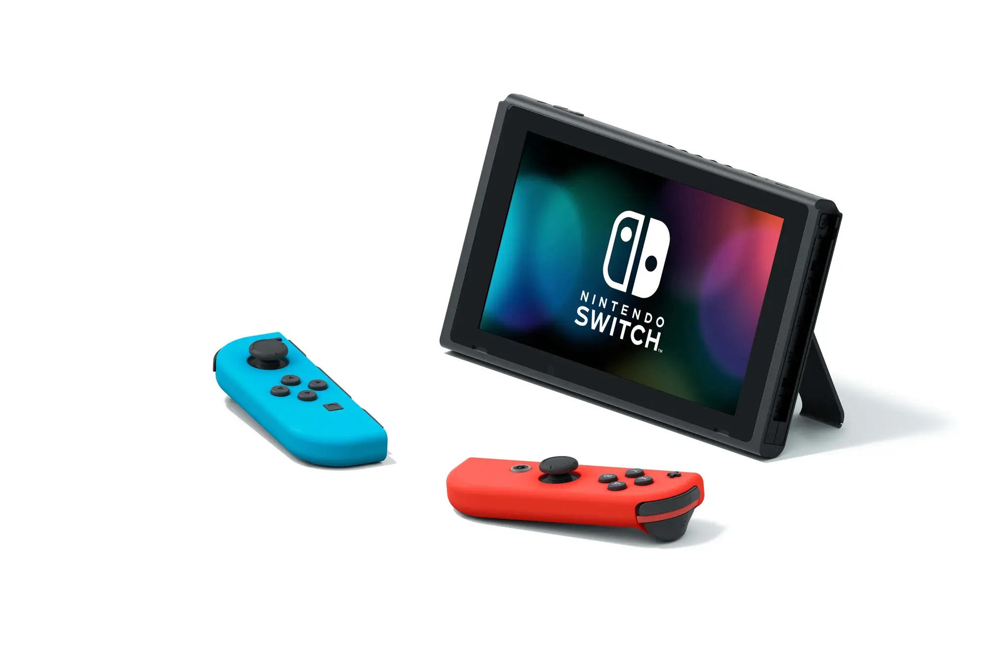 "Nintendo Switch", "Nintendo Switch", 768 MHz, 4000 MB, mėlyna, pilka, raudona, analoginis / skaitmeninis, D-pad