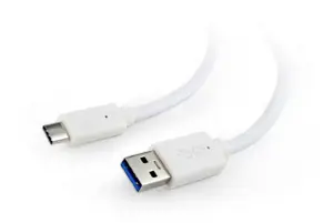 GEMBIRD CCP-USB3-AMCM-1M-W Gembird USB 3.0 kabelis su C tipo (AM/CM), 1 m, baltos spalvos