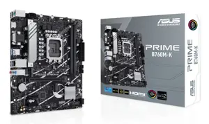 ASUS PRIME B760M-K LGA1700 mATX MB 2xDDR5 4xSATA 2xM.2