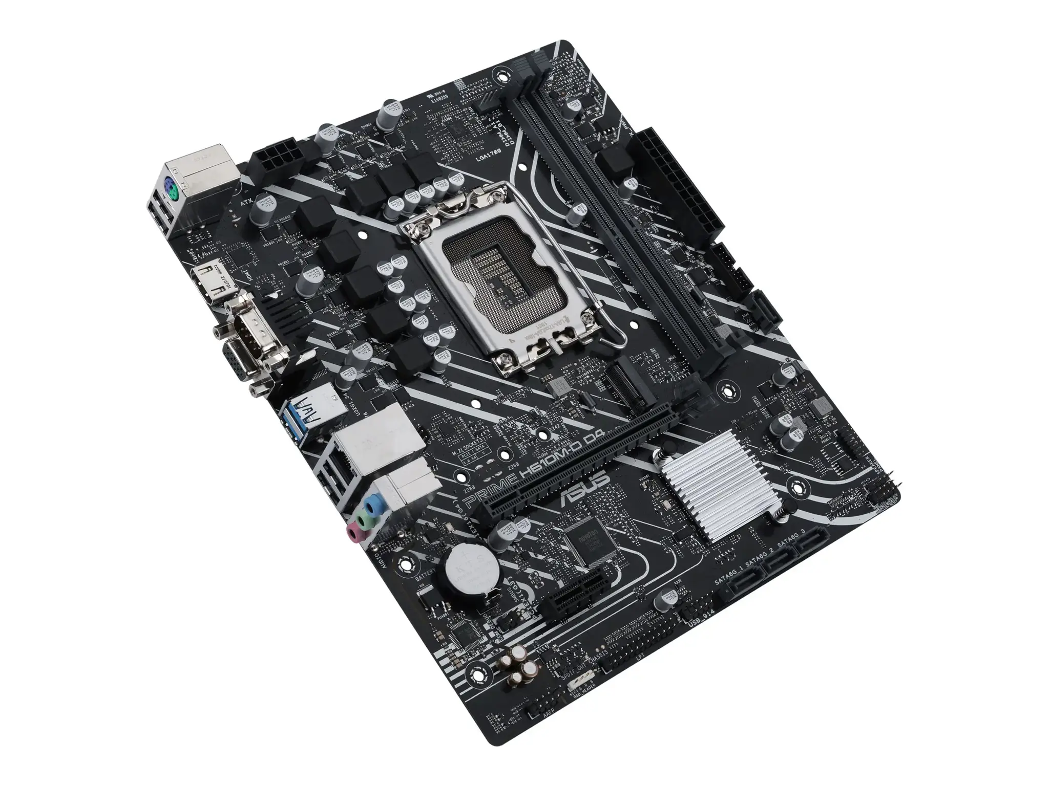 ASUS PRIME H610M-D D4, "Intel", LGA 1700, "Intel® Celeron®", "Intel® Core™ i3", "Intel® Core™ i3", "Intel® Core™ i5", "Intel® Core™ i7", "Intel® Core™ i9",..., DDR4-SDRAM, 64 GB, DIMM