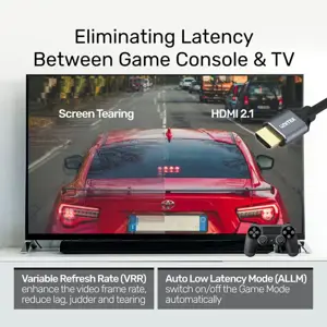 UNITEK C140w kabelis HDMI 2.1 8K 4K120Hz UHD 5 m