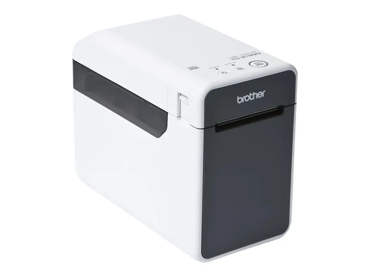 Brother TD-2135N, tiesioginio terminio spausdinimo, 300 x 300 DPI, 152,4 mm/s, laidinis ir belaidis, pilkas, baltas