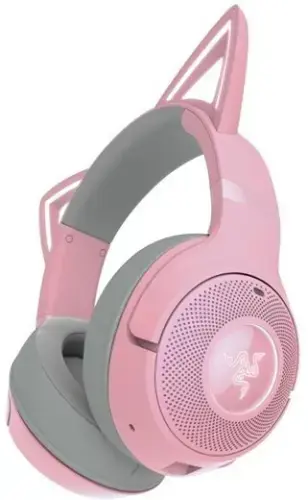 "Razer Kraken V2 Kitty BT" ausinės, belaidės, kvarcinės