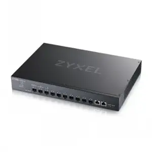 ZYXEL XS1935-12F, 10-PORT 10G L3 SMART MANAGED FIBER SWITCH, 2 MULTI-GIGABIT PORTS, HYBRID MODE, ST…