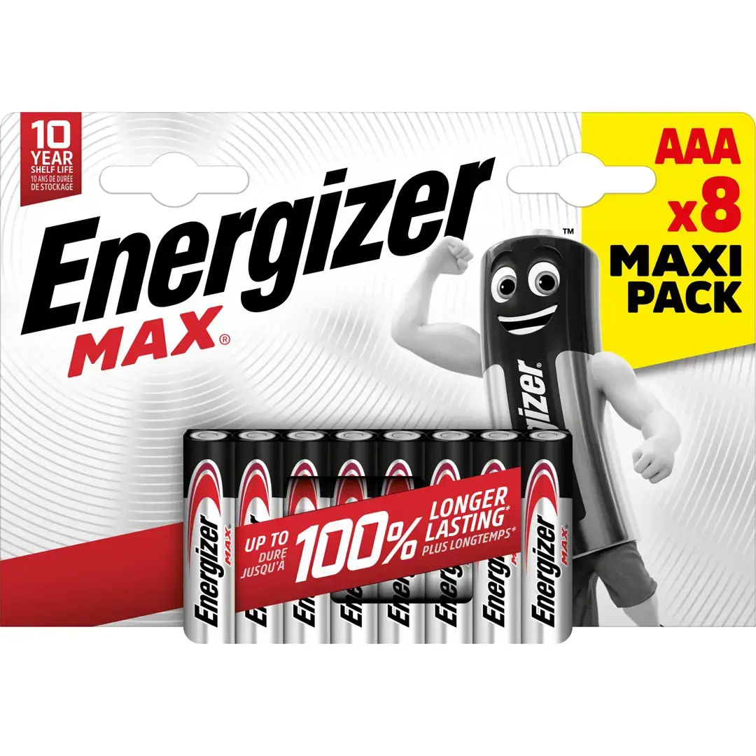 BATERIJOS ENERGIZER MAX AAA LR03 /8 ECO