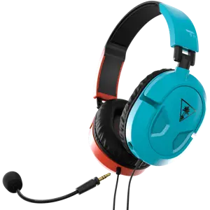 "Turtle Beach Recon 50", laidinės, žaidimų, 20 - 2000 Hz, 530,7 g, ausinės, mėlynos, raudonos