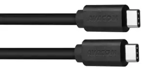 AVACOM DATOVY A NABIJECI USB CABLE TYPE-C - USB TYPE-C, 100CM, BLACK