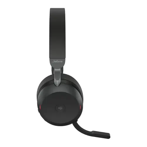 "Jabra Evolve2 75" - USB-A MS Teams su staliniu stovu - juoda, laidinė ir belaidė, 197 g