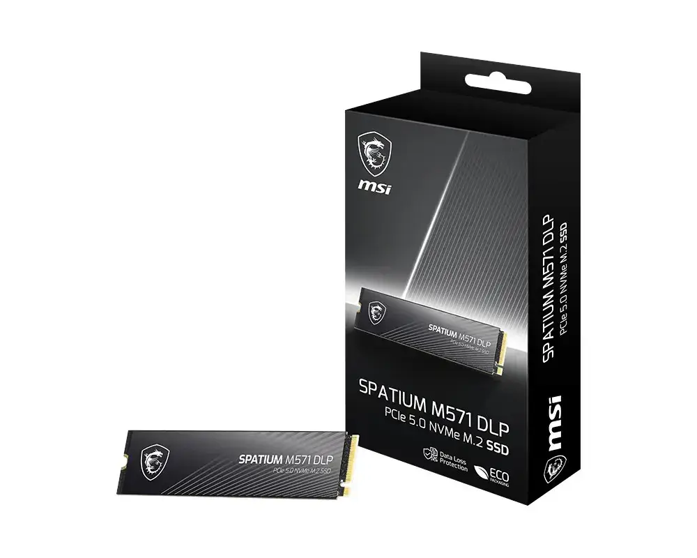 MSI SPATIUM M571 DLP PCIe 5.0 NVMe M.2 4T internal solid state drive 4 TB PCI Express 5.0 3D NAND