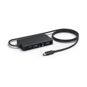 JABRA PanaCast USB-C koncentratorius su 2 kontaktų ES įkrovikliu