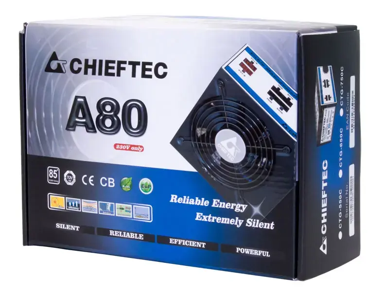 Maitinimo blokas CHIEFTEC CTG-650C, 650 W, 80 PLUS