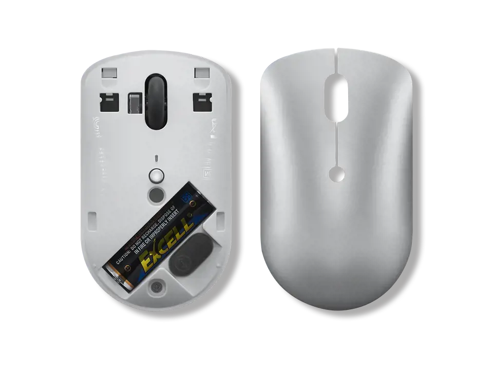 Lenovo 540, dvipusis, optinis, RF belaidis, 2400 DPI, pilkas