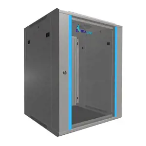 EXTRALINK EX.14350 15U 600x600 pilka stovo spinta, montuojama ant sienos