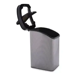 Rubbish bin Carbon fibre Tipper truck Plastic Dark grey 12 L (22 x 35 x 28 cm)