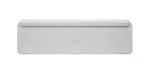 "Logitech MX Keys S", pilno dydžio (100 %), RF belaidis + "Bluetooth", žirklinis klavišų jungiklis, QWERTY, LED, aliuminis, baltas