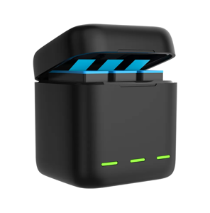 "Telesin" 3 lizdų įkroviklio dėžutė, skirta "GoPro Hero 9" / "Hero 10" (GP-BCG-901)