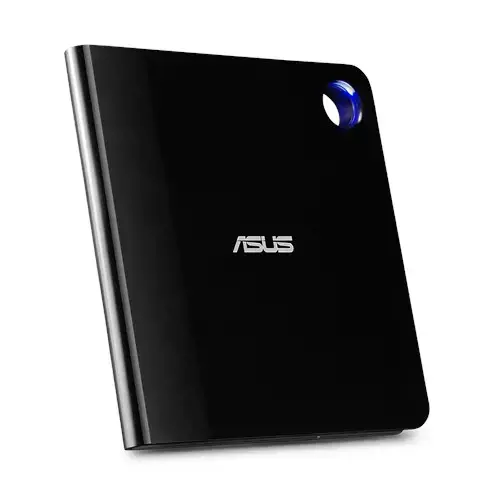 ASUS SBW-06D5H-U, juoda, sidabrinė, dėklas, stalinis / nešiojamasis kompiuteris, "Blu-Ray RW", USB 3.1 Gen 1, 80,120 mm