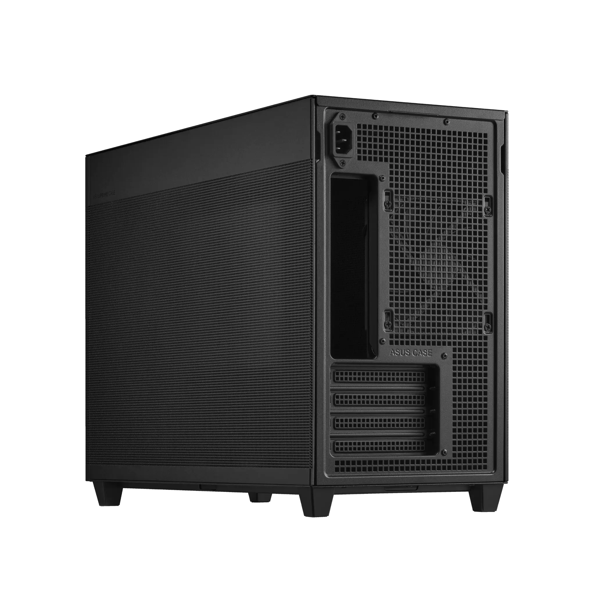 ASUS AP201 PRIME CASE TG, Mini Tower, PC, juoda, micro ATX, Mini-ITX, 17 cm, 33,8 cm