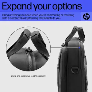 HP Renew Executive 16 colių nešiojamojo kompiuterio krepšys, Messenger dėklas, 40,9 cm (16,1"), 860 g