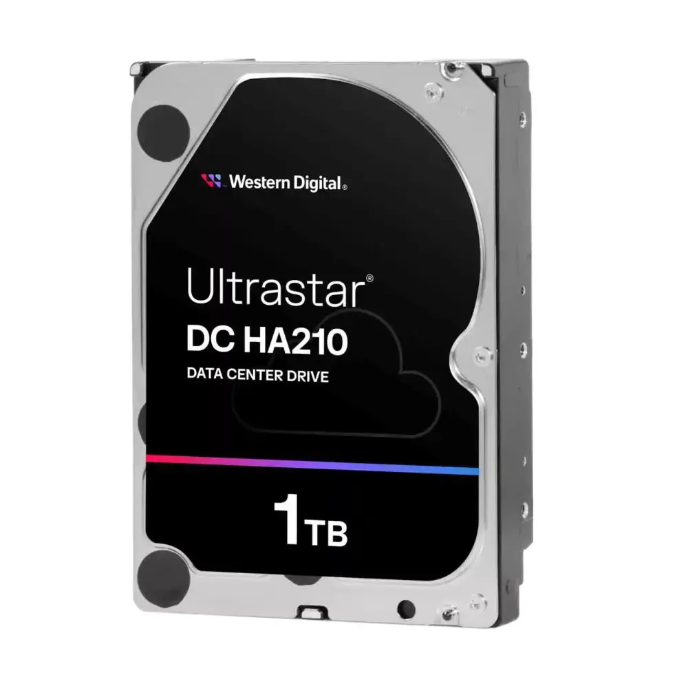WESTERN DIGITAL Ultrastar 7K2 1000GB SATA 3,5 colių 26,1MM spartinančiosios atminties 128MB 7200 aps./min SATA ULTRA 512N SE HUS722T1TALA604