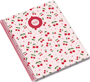 A5 Spiral Book 80sh Teen Moonflower Lin