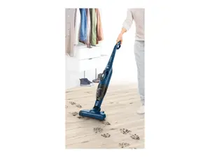 "Bosch Serie 2" BBHF216, be maišelio, mėlynas, sausas, cikloninis, plikos grindys, kilimas, kietos grindys, įkrovimas