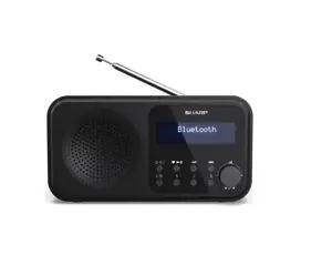"Sharp DR-P420", nešiojamasis, skaitmeninis, DAB, DAB+, FM, automatinis nuskaitymas, automatinis derinimas, 2 W, AAC