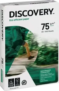 A4 Biuro popierius Discovery Eco-efficient, 75 g/m², 500 psl.