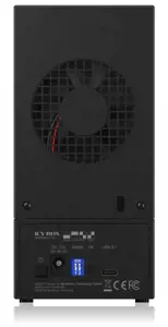 ICY BOX IB-RD3621-C31 Išorinis 2 lizdų RAID korpusas, skirtas 2x 2,5 colių arba 3,5 colių SATA diskams