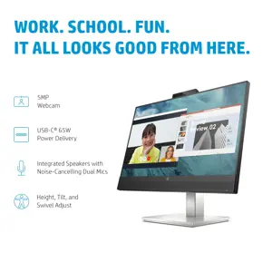 Monitorius HP E24m G4 23.8inch FHD Conferencing USB-C PD HDMI