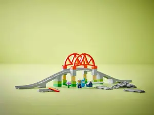 LEGO DUPLO TOWN 10426 Bridge and railway tracks - expansion set