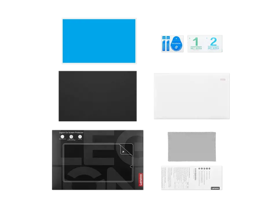 Lenovo GXJ1N45009, Screen protector, Lenovo Legion Go, Transparent, Aluminosilicate, Glass, 9H, 204 mm