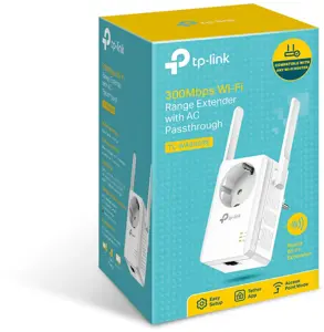 "TP-Link" 300Mb/s "Wi-Fi" diapazono ilgintuvas su kintamosios srovės pralaidumu, tinklo kartotuvas, 300 Mbit/s, 10 100 Mbit/s, "Windows 2000", "Windows 2000 Professional", "Windows 7 Home Basic", "Windows 7 Home Basic x64", "Windows 7..., išorinis, 10/100Base-T(X)