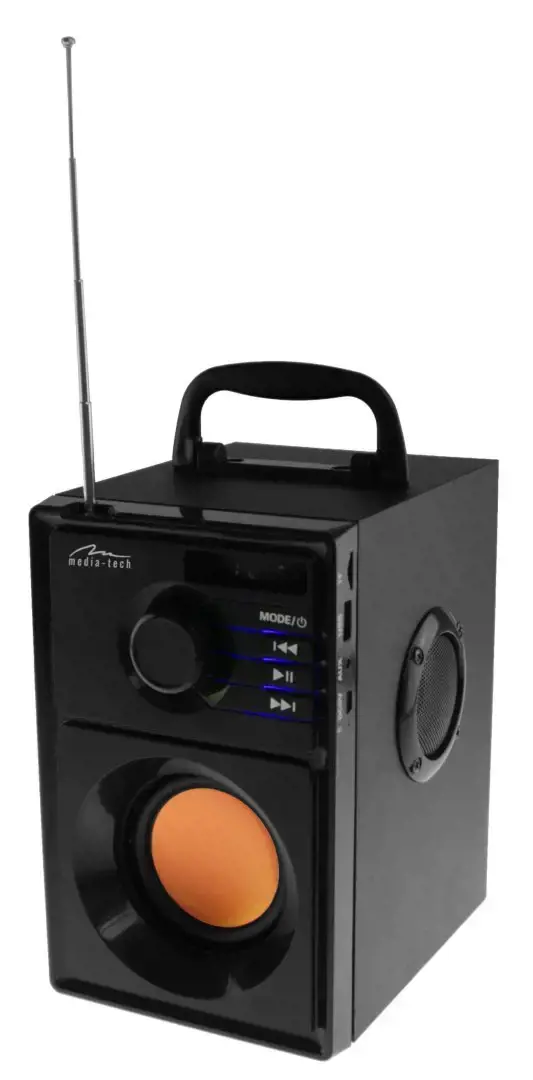 MEDIATECH MT3145 V2 Nešiojamoji garsiakalbių sistema MediaTech Boombox BT - 15W, MP3, FM, C8411884