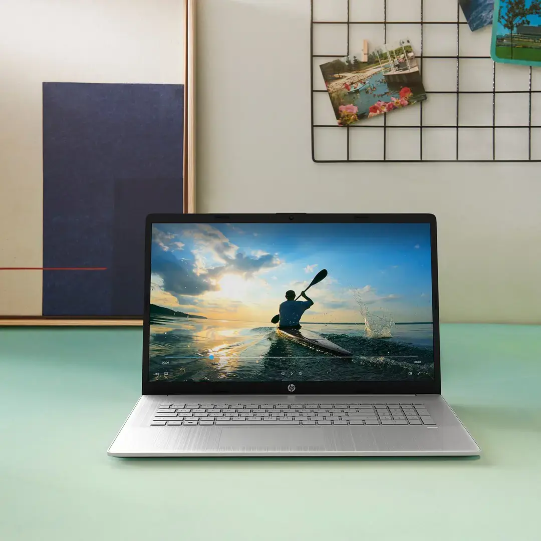 HP 17-cp3114nw AMD Ryzen™ 7 7730U Laptop 43.9 cm (17.3") Full HD 16 GB DDR4-SDRAM 512 GB SSD Wi-Fi 6 (802.11ax) Windows 11 Home Silver