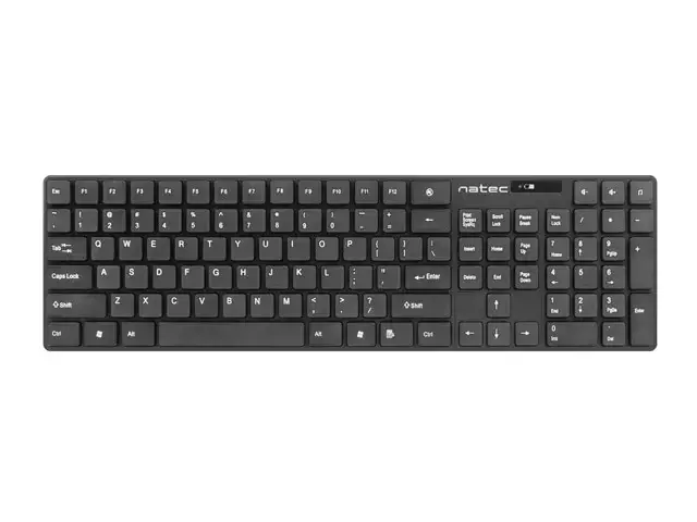 NATEC NZB-1440 "Natec" rinkinys 2in1 STINGRAY belaidė klaviatūra ir pelė, JAV išdėstymas