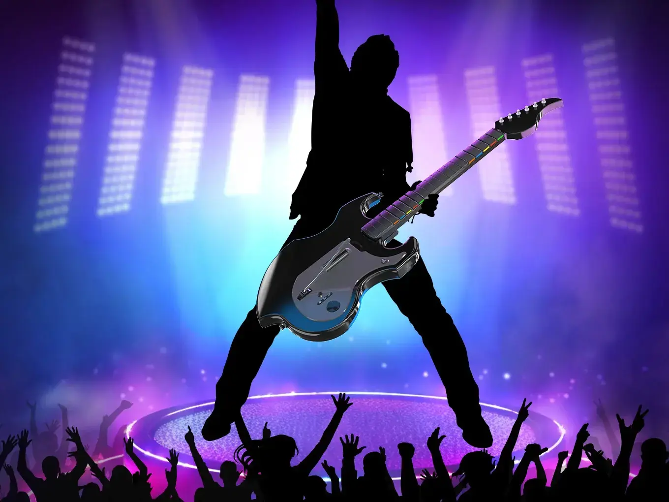 PDP wireless controller Riffmaster Guitar PlayStation, black