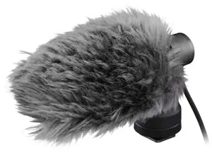 "Canon" stereofoninis mikrofonas DM-E100, skaitmeninio fotoaparato mikrofonas, -40 dB, vienkryptis, belaidis, 3,5 mm (1/8"), juodas