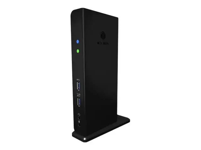 ICYBOX IB-DK2241AC "IcyBox" daugiafunkcinė nešiojamųjų ir asmeninių kompiuterių prijungimo stotelė, 2x USB 3.0, HDMI, juoda