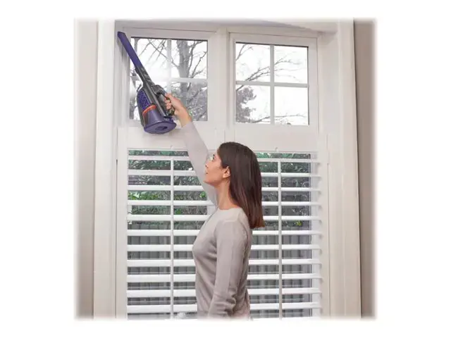 "Black & Decker" BHHV520BFP rankinis dulkių siurblys Juoda, violetinė