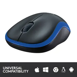 LOGITECH M185 belaidė pelė - mėlyna - EER2