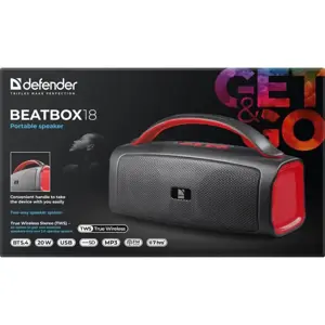 Defender Beatbox 18 Bluetooth speaker 20 W