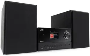 JVC UX-E225B Mini hi-fi system Black